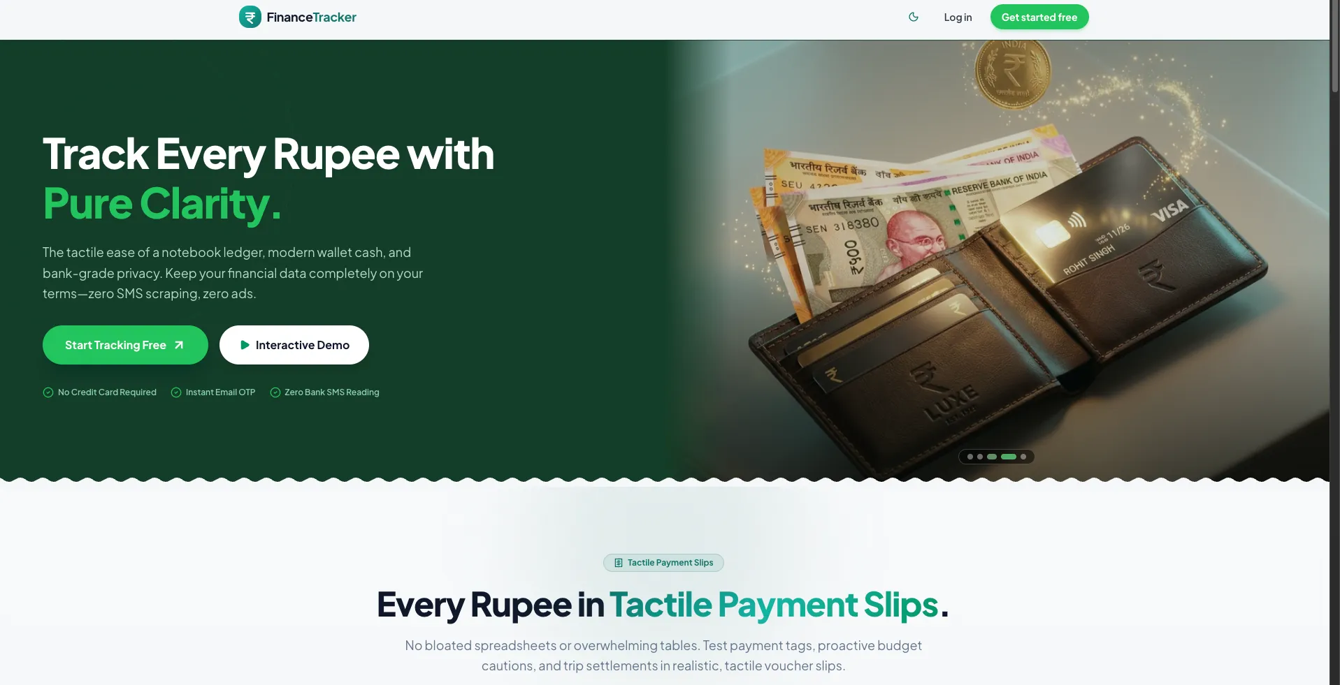 Finance Tracker screenshot