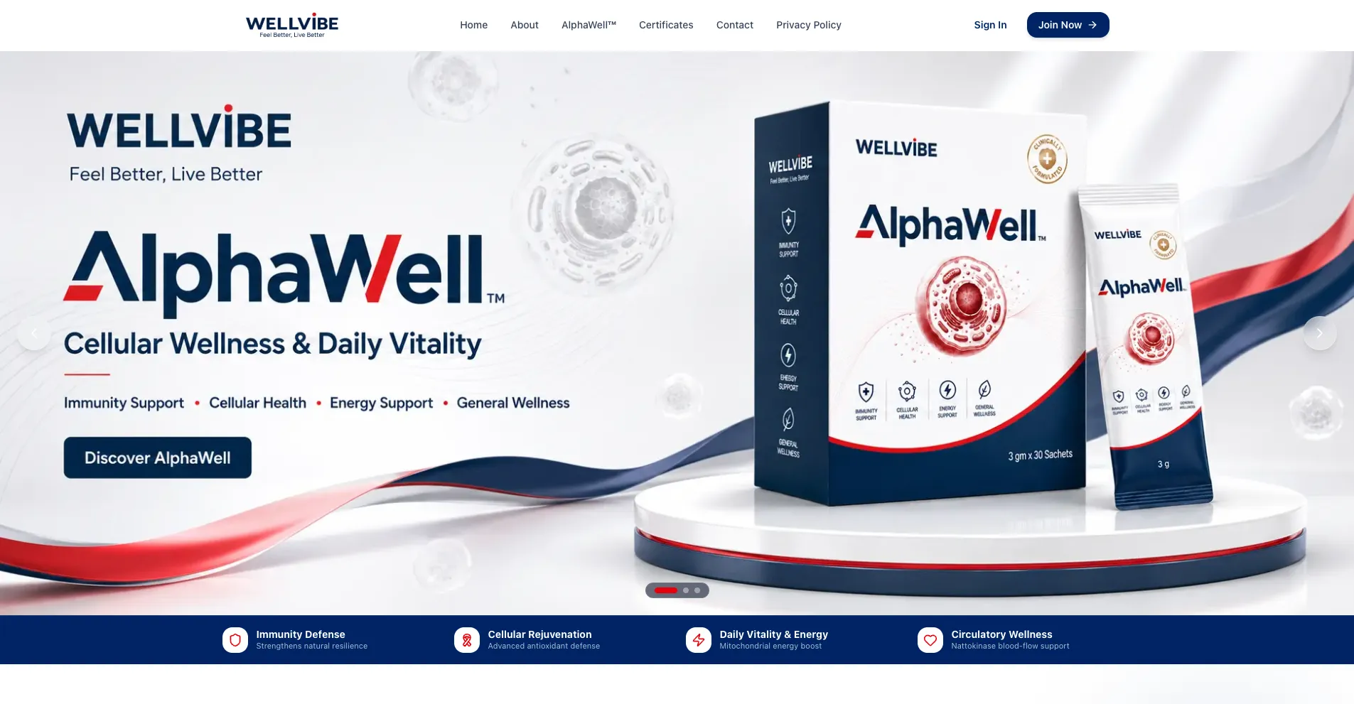 Wellvibe screenshot